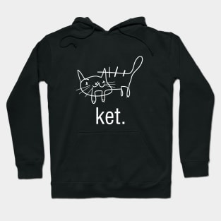 White ket. Hoodie